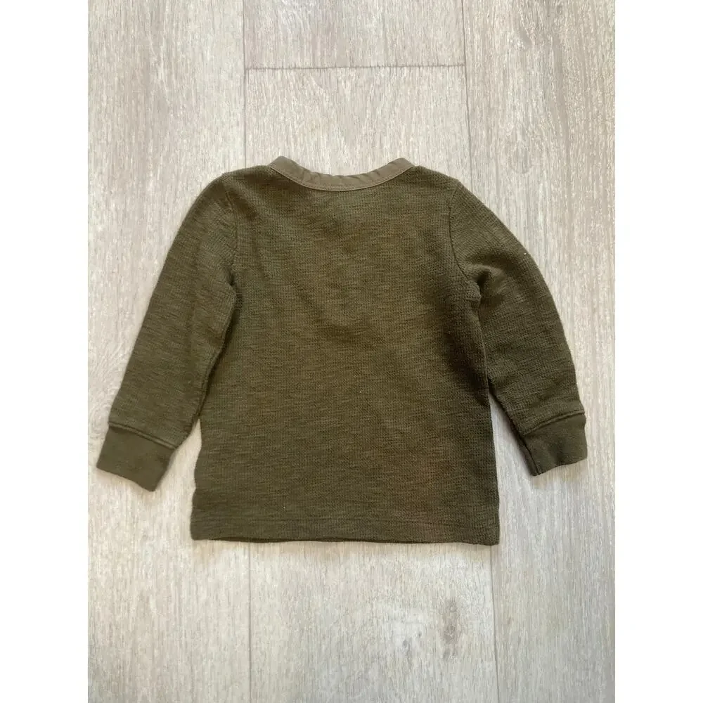 Carter’s Olive Green Baby Boy’s Polo Shirt, Size 12-18M